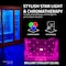Steamspa 5-Person Carbon FAR Infrared Hemlock Wooden Indoor Sauna Room with LED Touch Control Panel SC-SS0010-0S - alternate 4